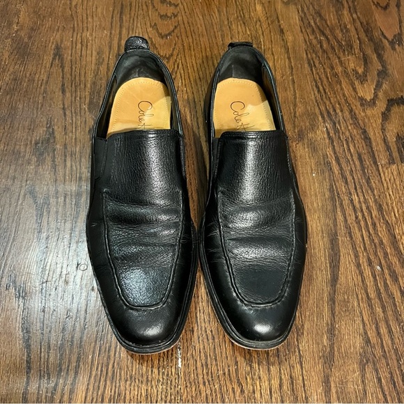 Cole Haan Men's Classic Black Leather Slip-On Loafers, good condition, size 9.5 - Picture 2 of 13